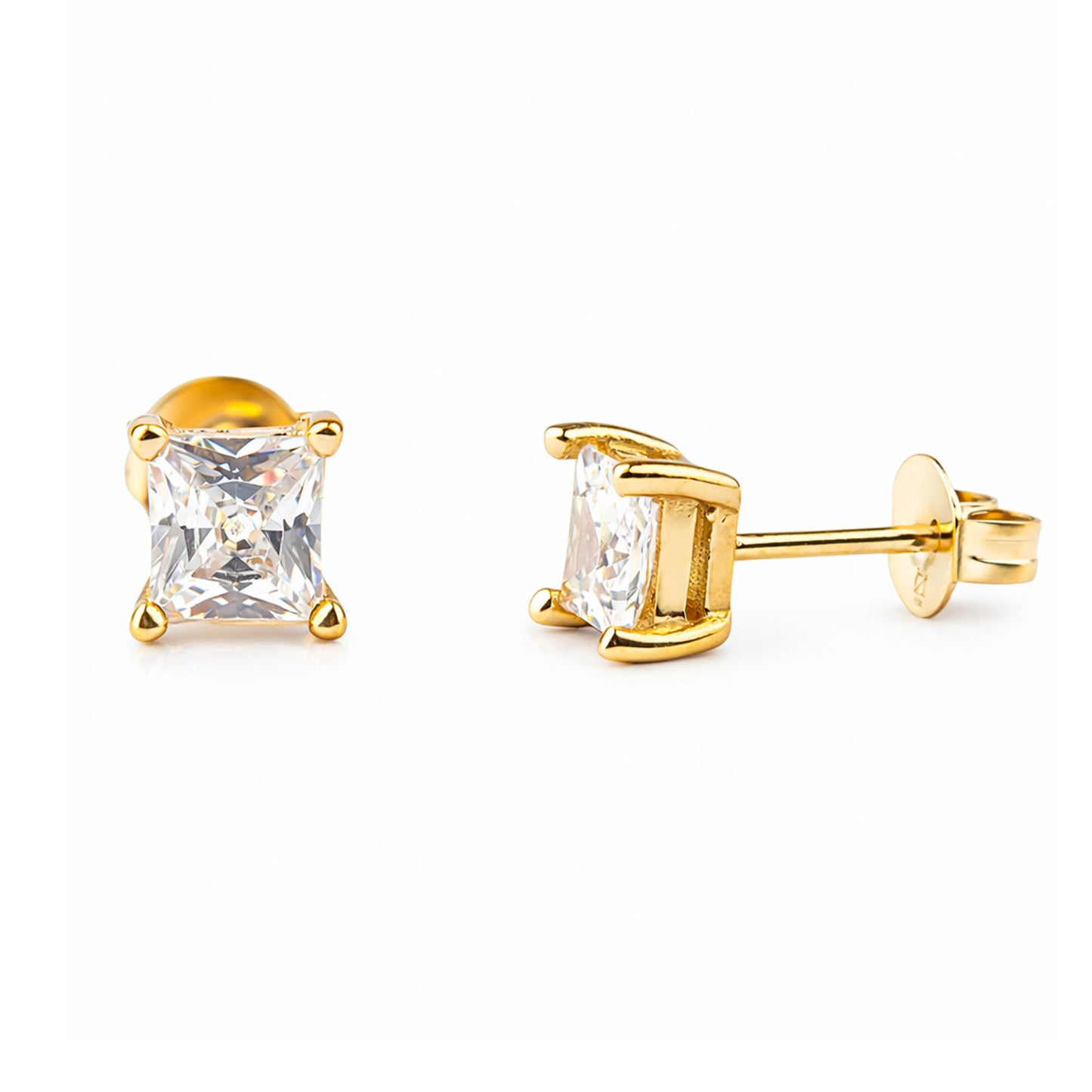 18k Gold-Laminated Point of light earring for Women - ZO